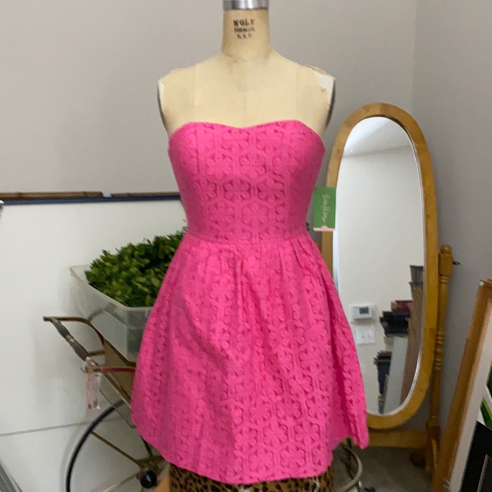 NWT‎ Lilly Pulitzer Peyton pink Daisy lane Dress